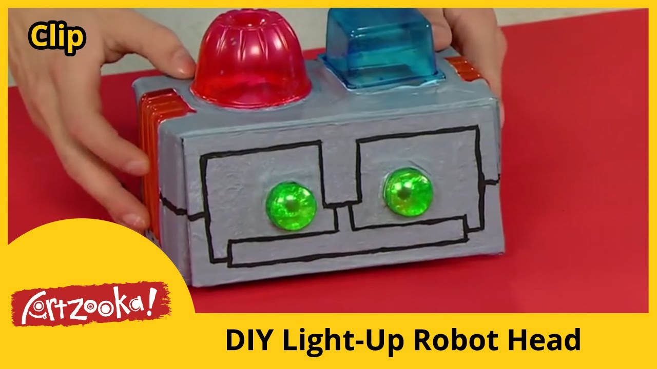 Artzooka - DIY Light-Up Robot Head