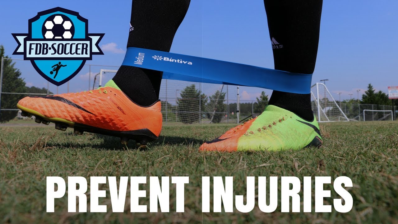 Soccer Injury Prevention and FREE KICKS! - Workout with Resistance Bands - FDB Soccer