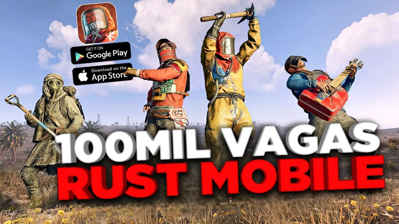 T&Aacute; F&Aacute;CIL! RUST MOBILE LIBERA MUITAS VAGAS, VEJA COMO CONSEGUIR JOGAR + DOWNLOAD (ANDROID & PC)