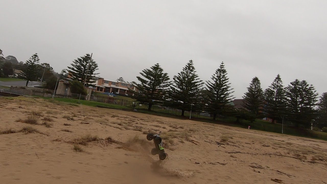 Arrma Kraton 8s Beach Fling MAX 5 HobbyStar 4092 1480KV (attempt 1 can I kill it?) *BORING VIDEO*