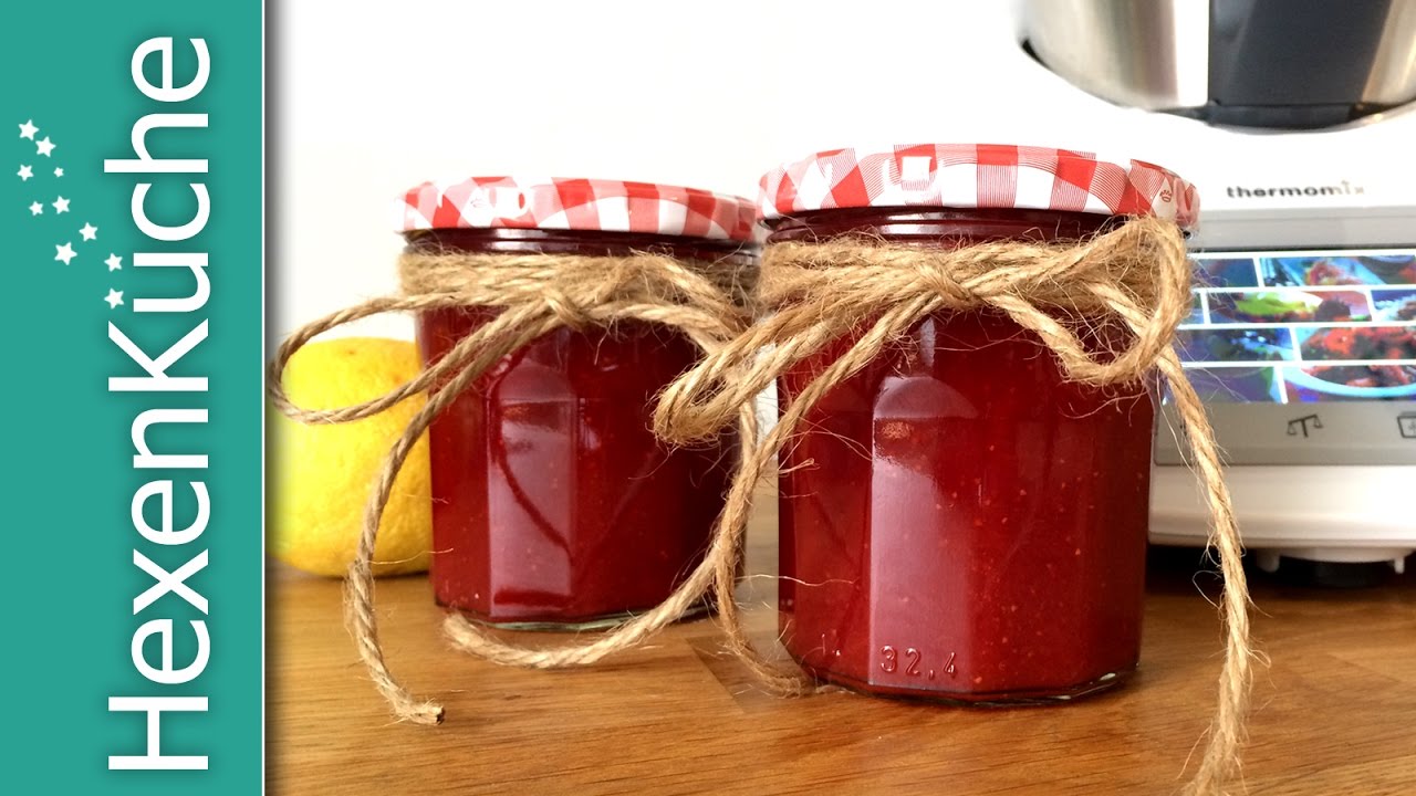 Samtige Erdbeermarmelade schnell & einfach selber machen - Thermomix TM5