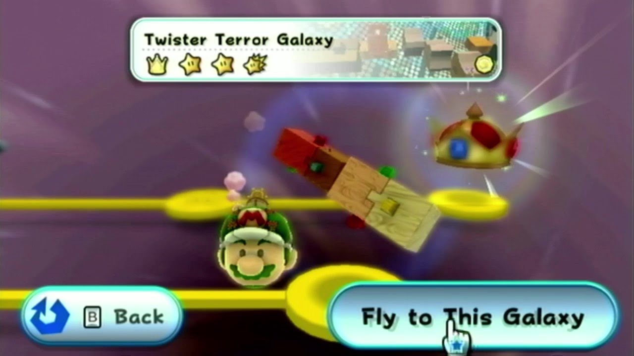 Twister Terror Galaxy [SMG2: Cosmos Collapse]