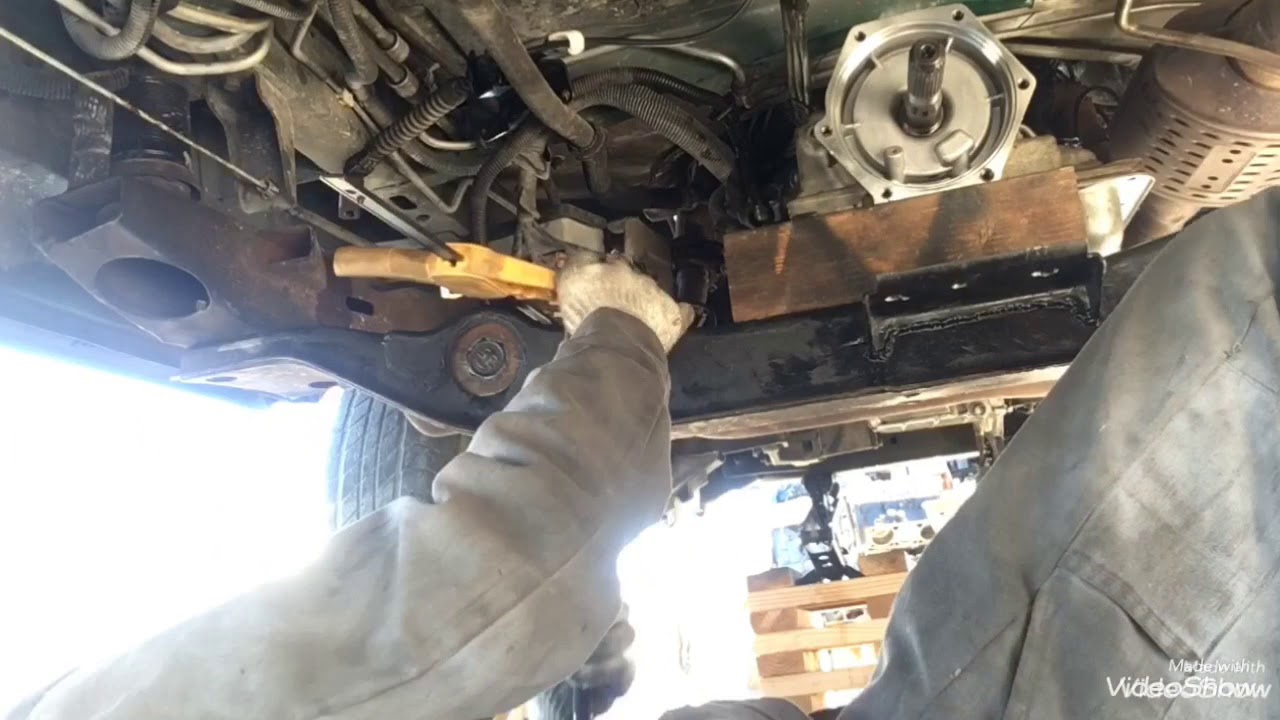 Chevy Astro AWD transmission remove and rebuild