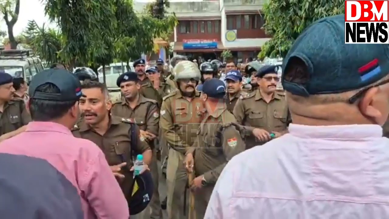 ऋषिकेश थाने में पूर्व सैनिकों और पुलिस के बीच गहमागहमी, @uttarakhandmanch बिरजू मयाल भी पहुंचे