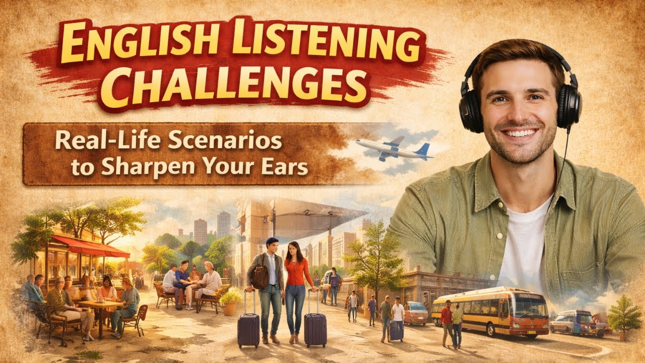 English Listening Challenges Real Life Scenarios to Sharpen Your Ears #English Listening