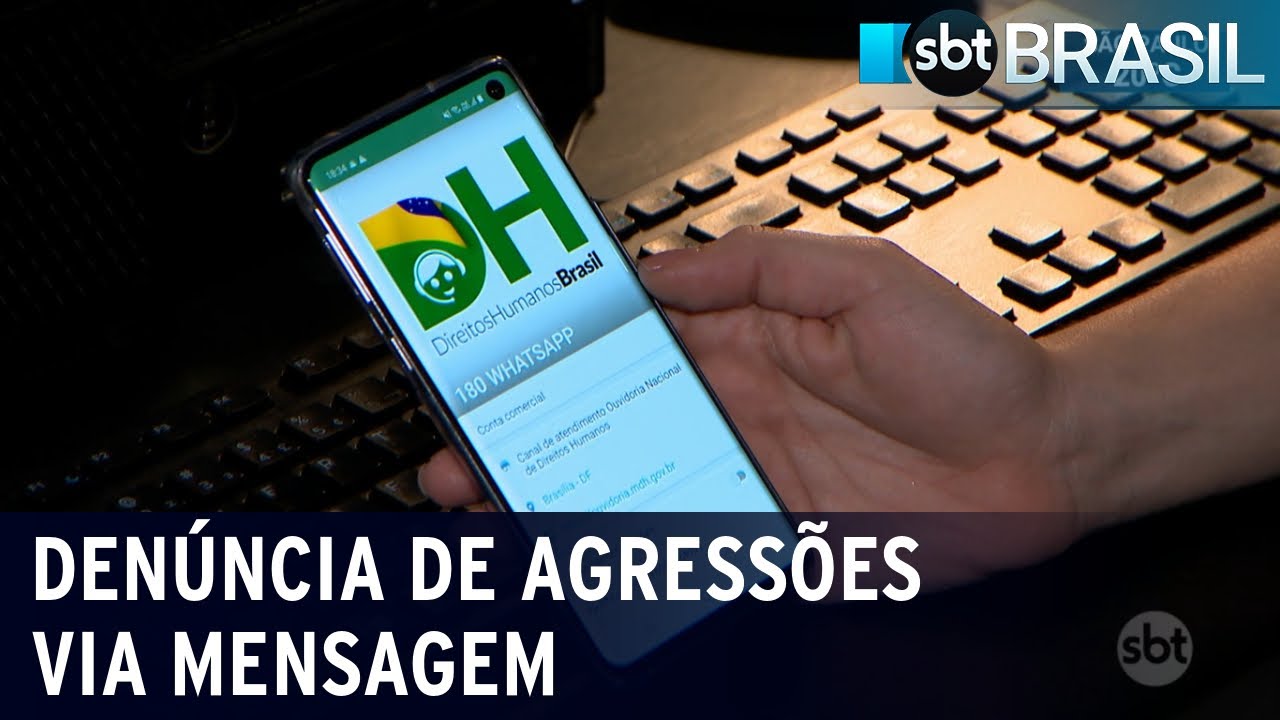Casos de violência doméstica agora podem ser denunciados por mensagem | SBT Brasil (29/10/20)