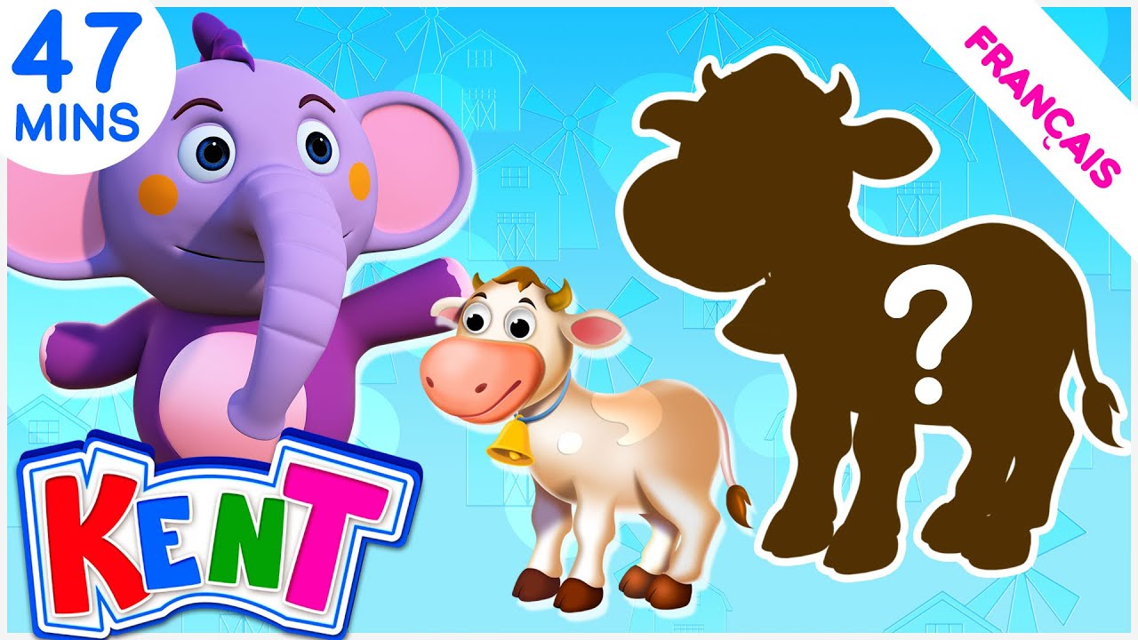 Kent the Elephant | Associez les formes des animaux | Forme d'un animal | Bébé Kent