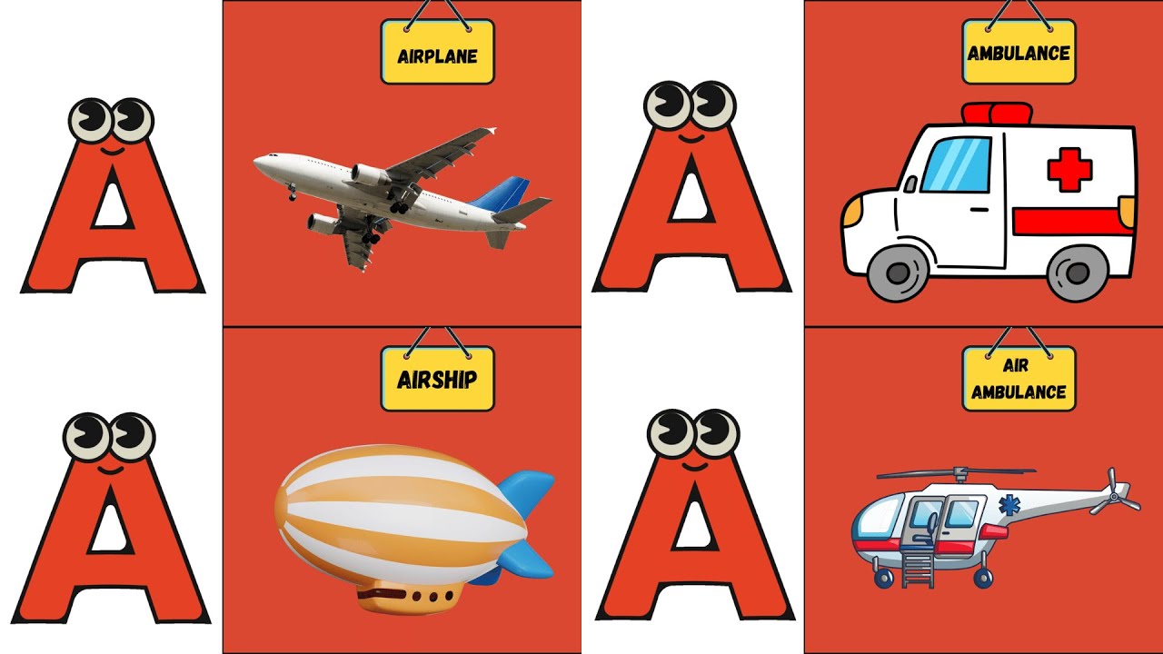 80+ ABC Vehicles Song🚗✈️ | A to Z Vehicle Learning Song for Kids | Fun and Educational | #abcd #kids