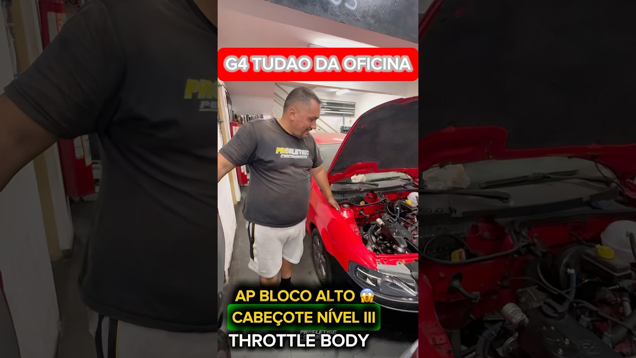 Projeto de Época no Gol G4 Throttle Body AP e Bloco Alto!