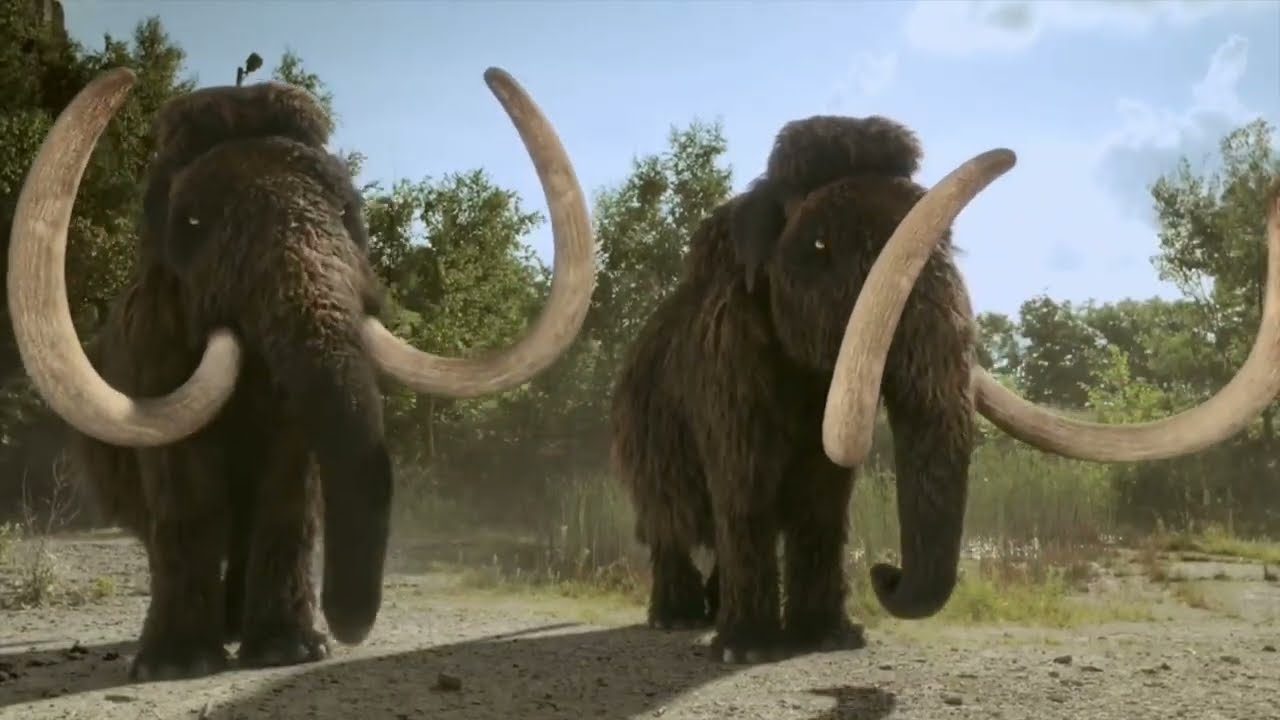 Dino Dana:Albertosaurus vs Wolly Mammoth(resounded)