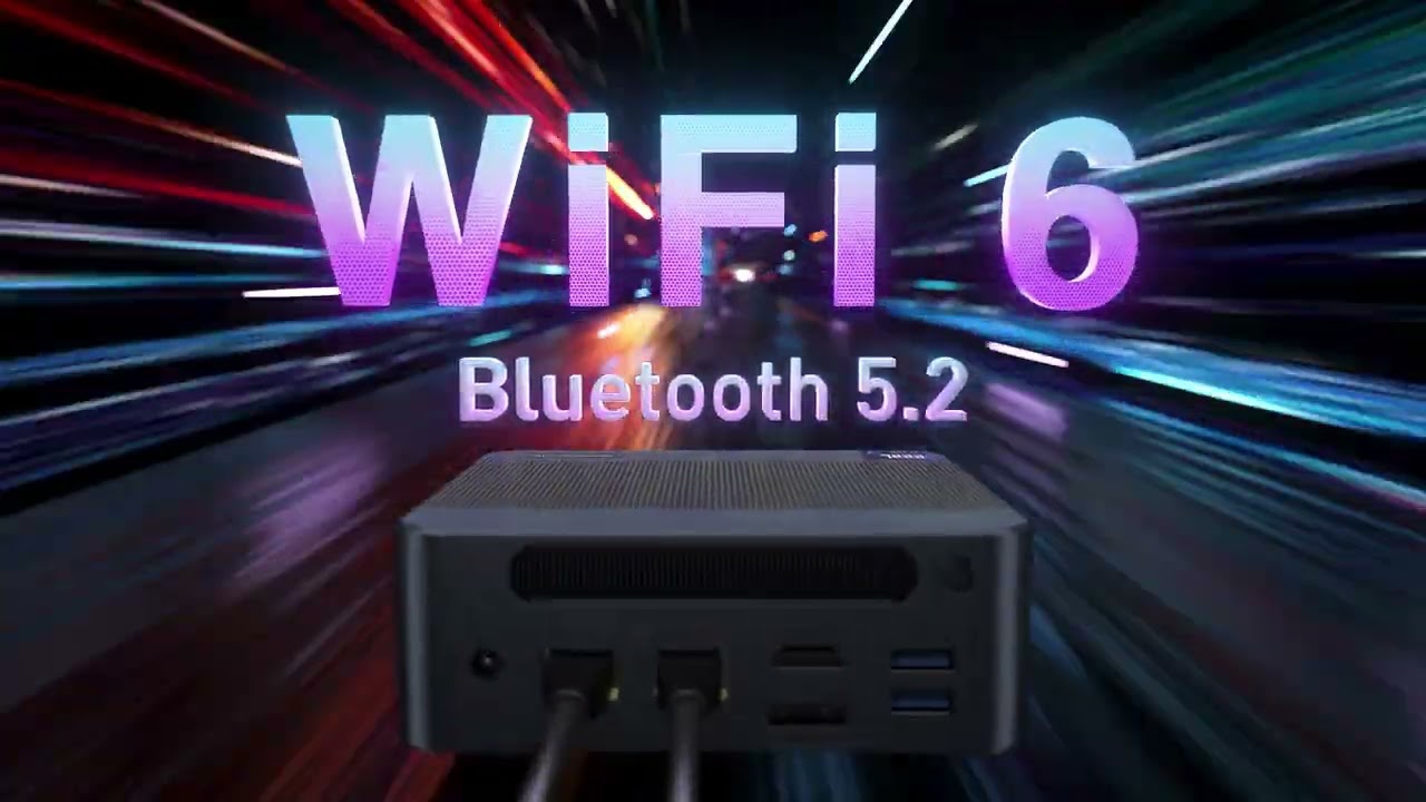 BOSGAME M3 AI Mini PC - Intel Core Ultra7 155H (4.8GHz) | DDR5 & PCIE 4.0 SSD | USB4/WiFi6