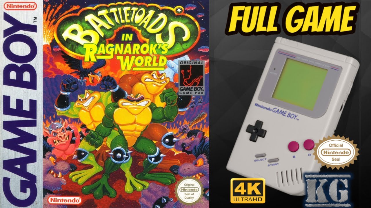 Battletoads in Ragnarok's World [GAME BOY] Gameplay Walkthrough FULL GAME [4K60ᶠᵖˢ🔴]
