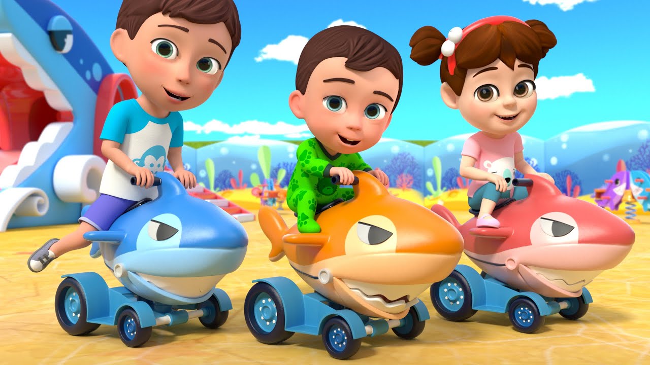 Baby Shark Funny Day at the Park - Baby songs - Nursery Rhymes & Kids Songs