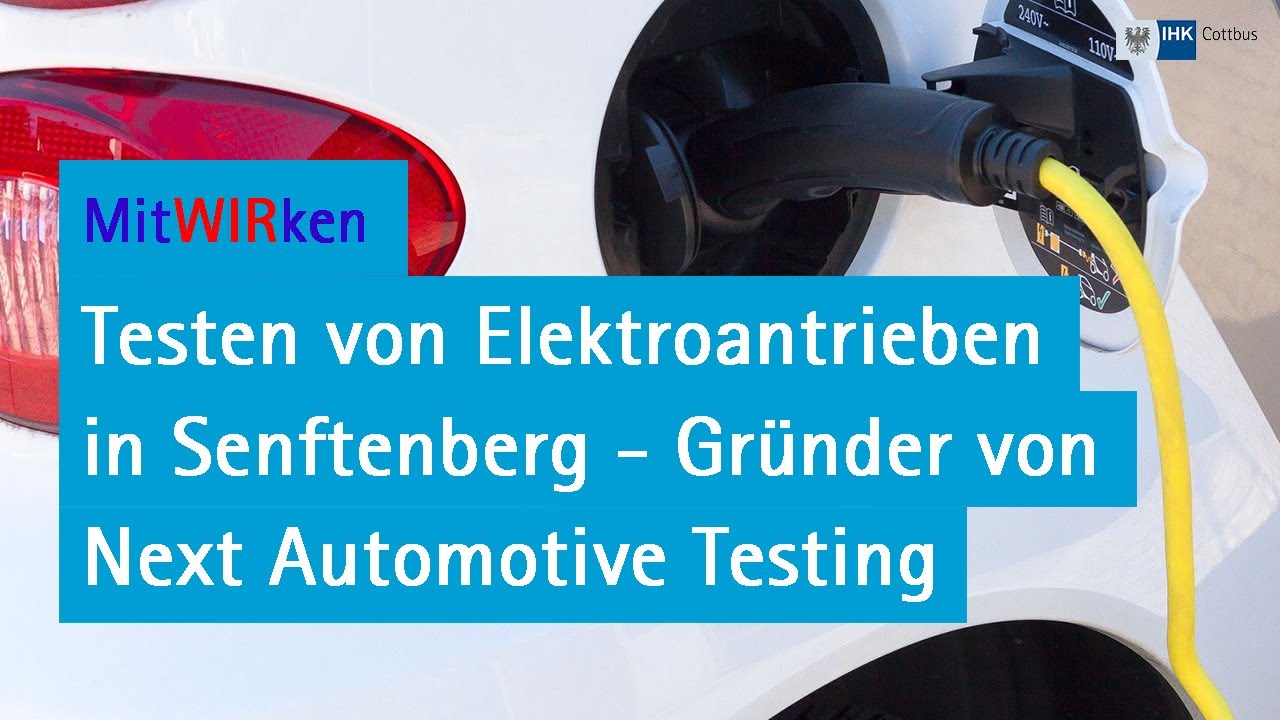 Elektromobilit&auml;t - Im Fokus das Testen von Elektroantrieben in Senftenberg