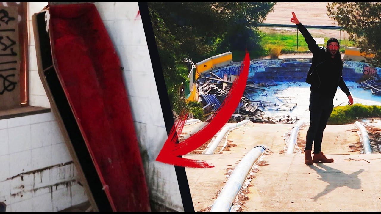 NOS ENCONTRAMOS UN ATAUD EN UN PARQUE ACUATICO ABANDONADO!! - NexxuzHD