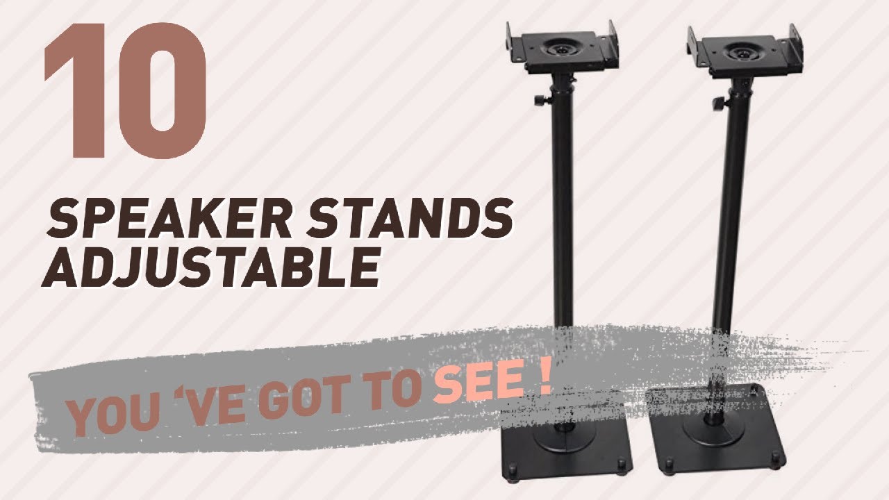 Speaker Stands Adjustable // New & Popular 2017
