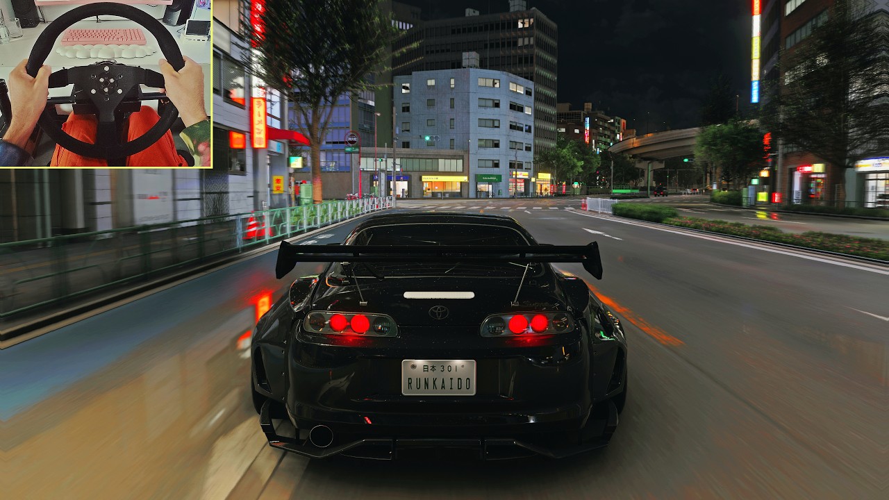 1600hp Supra - Realistic Drive | Forza Horizon 6 No Hud Steering Wheel Gameplay
