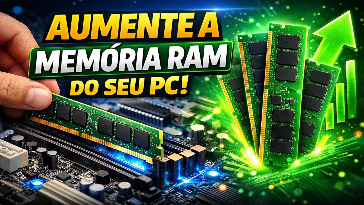 SEU PC ESTÁ TRAVANDO? VEJA COMO AUMENTAR A MEMÓRIA RAM E TURBINAR O DESEMPENHO