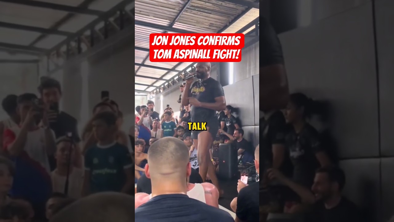 Jon Jones Confirms Tom Aspinall Fight 💪🏽 