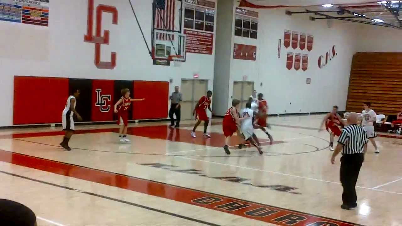 Donte Jackson (Churchill Charger) Driving to the Paint