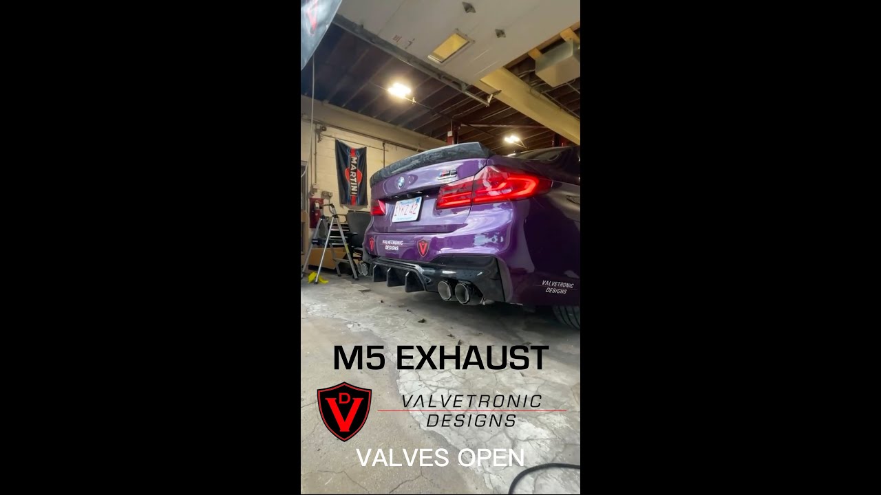 1 of 3 Twilight Purple F90 M5 with VALVETRONIC Designs Exhaust #bmw #f90 #m5 #exhaust #valvetronic