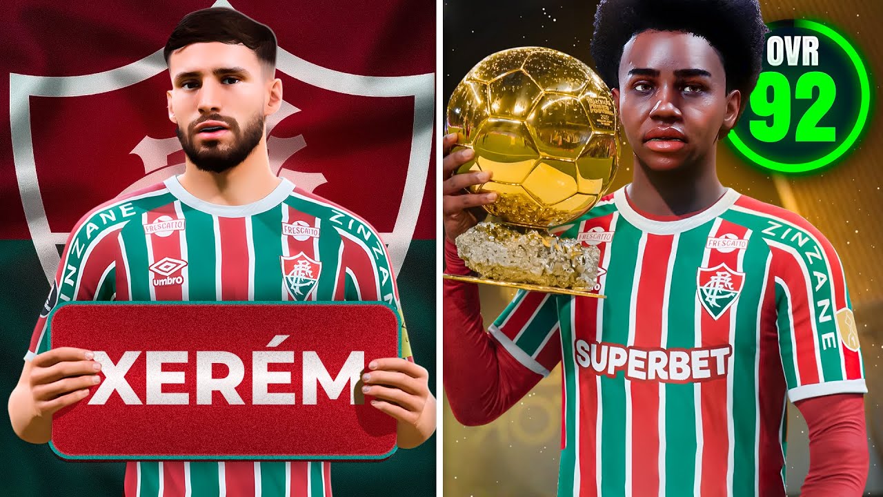 EU RECONSTRUI o FLUMINENSE usando APENAS a BASE! 🇭🇺🔥