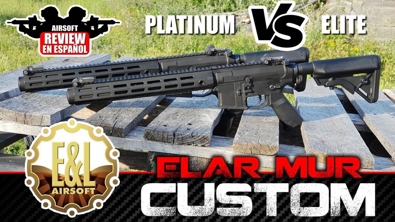 E&L ELAR MUR CUSTOM M4 | Airsoft Review en Español ( Test Shot )