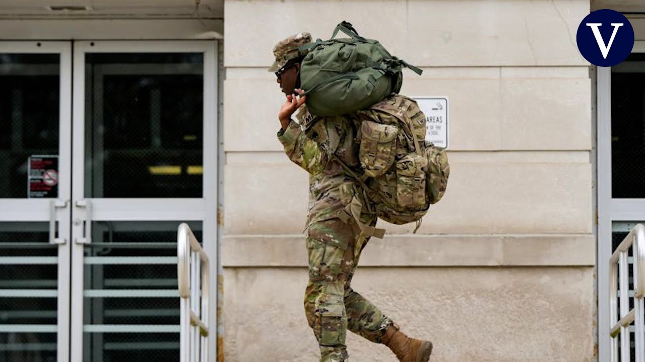Las primeras tropas de la Guardia Nacional llegan a Washington