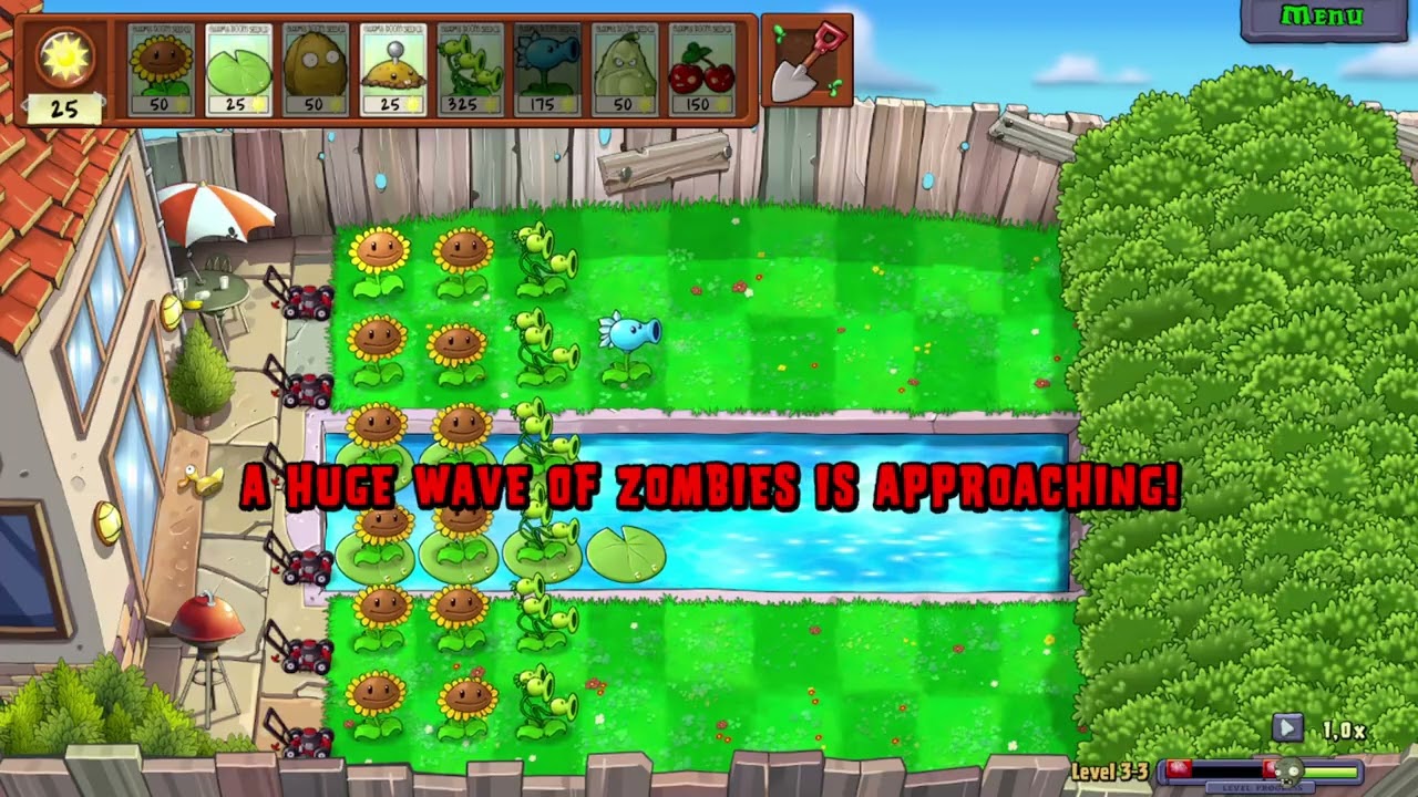 Plants Vs Zombies Replanted | Adventure: 3-3