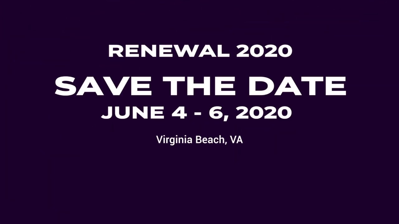 Renewal 2020 Save the Date teaser