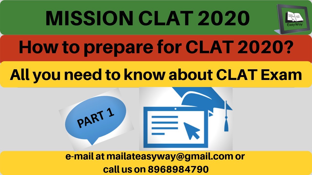 How to prepare for #CLAT_2020| All you need to know about the exam | Part 1