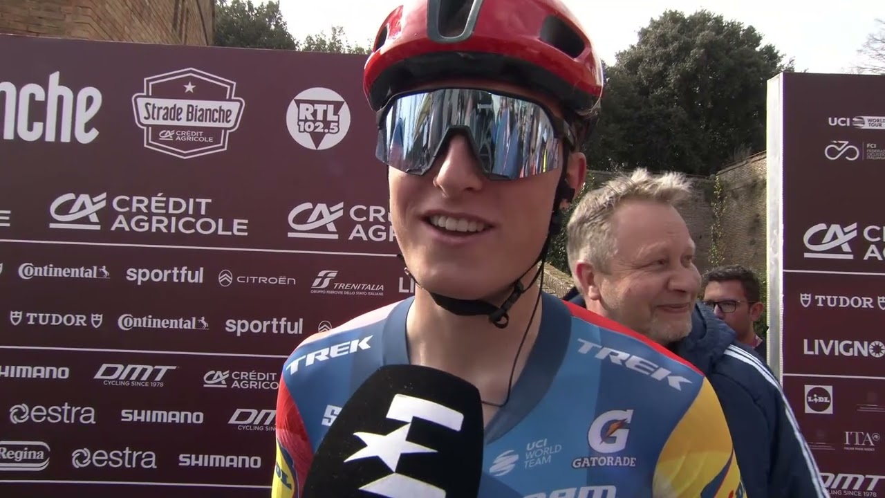 Albert Withen Philipsen - Interview at the start - Strade Bianche 2026