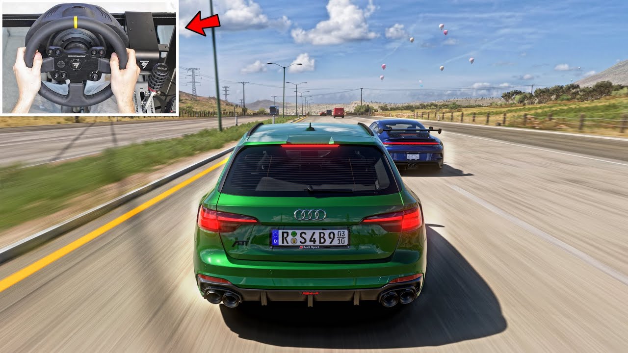 2018 Audi RS4-R ABT - Forza Horizon 5  | Thrustmaster TX Gameplay