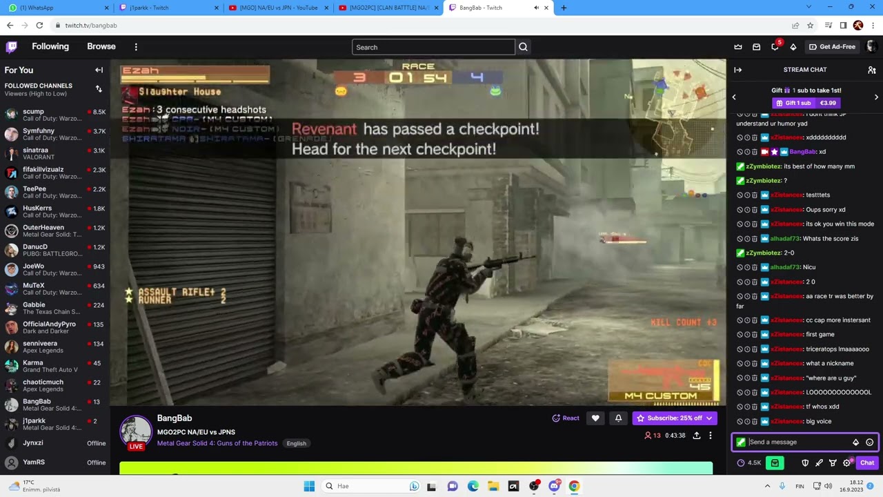 [MGO] 10 Piece by Googlemgo w/ 007 Reaction!!