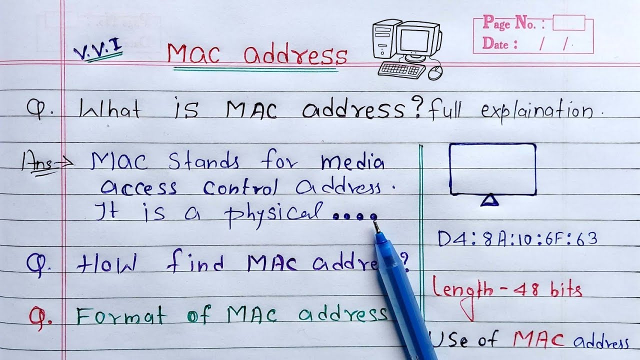 What is MAC Address? full Explanation | Learn Coding