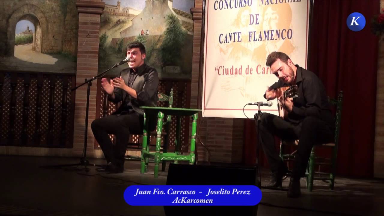 Juan Francisco Carrasco y Joselito Perez por bulerias #Carmona XXXII Concurso de Cante flamenco