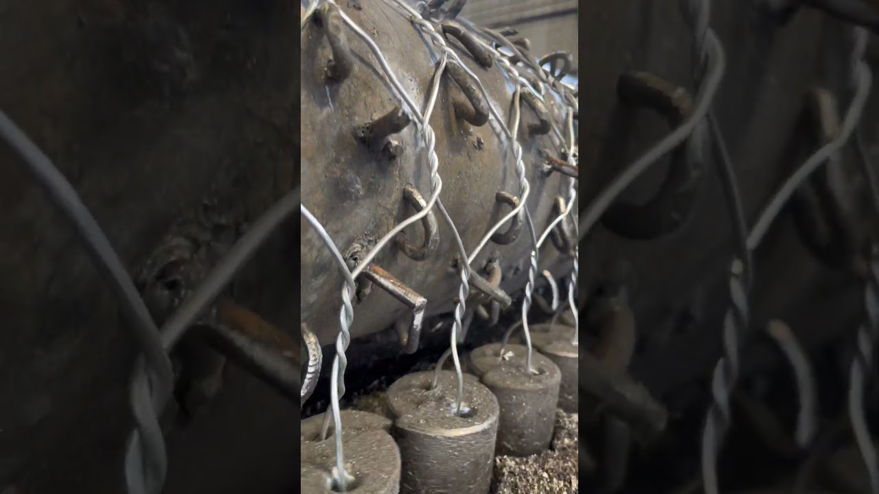 The process of creating b40 steel mesh