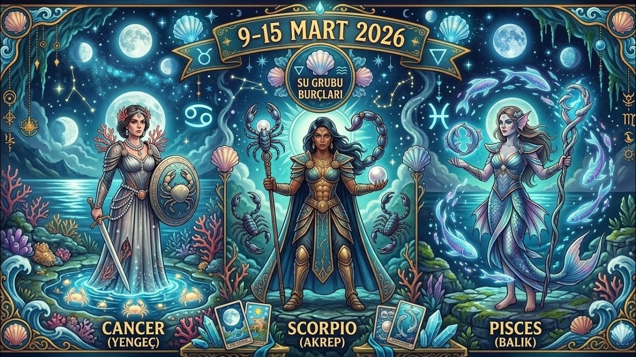 Su Elementi (Yengeç, Akrep, Balık) : Rüyalarınız Size Ne Anlatıyor? 🌙 Tarot Mystra