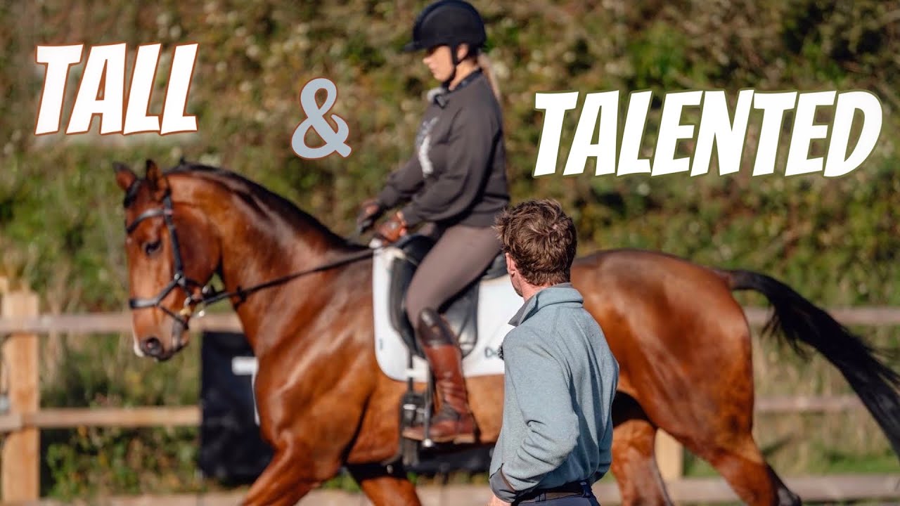 RIDING MY INSTRUCTORS TOP EVENT HORSE | She’s Tall and Talented!!
