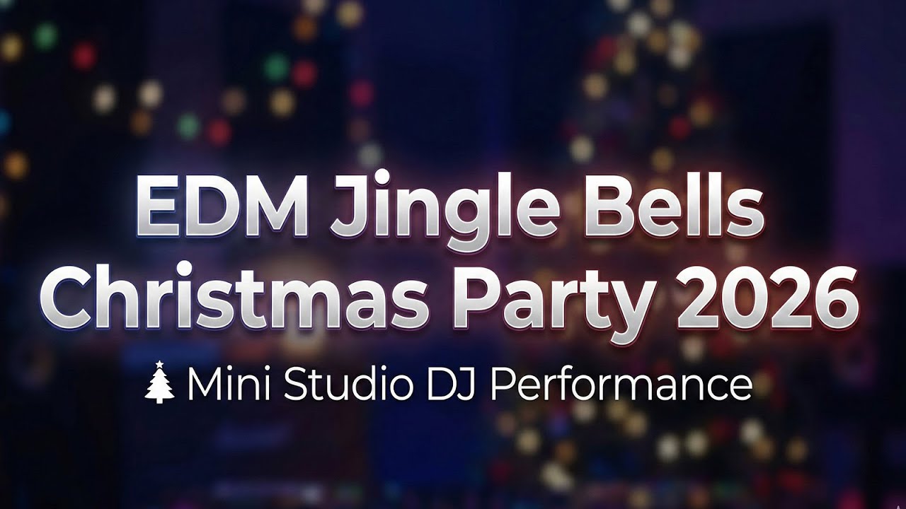 EDM Jingle Bells Christmas Party 2025 🎄 Mini Studio DJ Performance