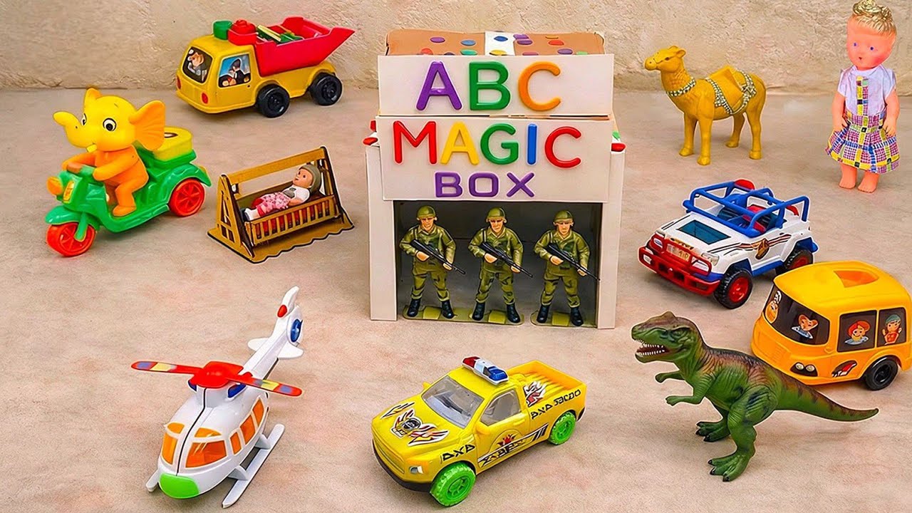 Magic Box se Bahut Sare Colorful Toys Nikle 🚜🌈 | Tractor Cartoon for Kids