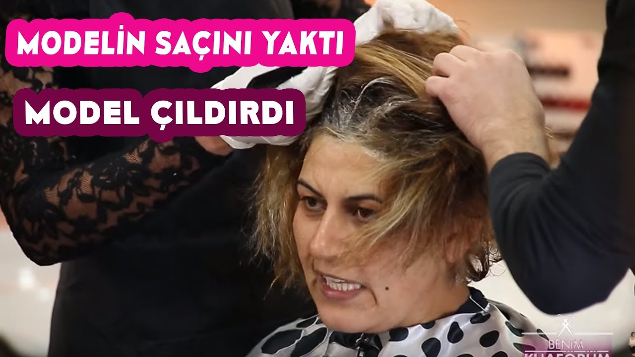 Modelinin Saçını Yaktı Olay Çıktı!