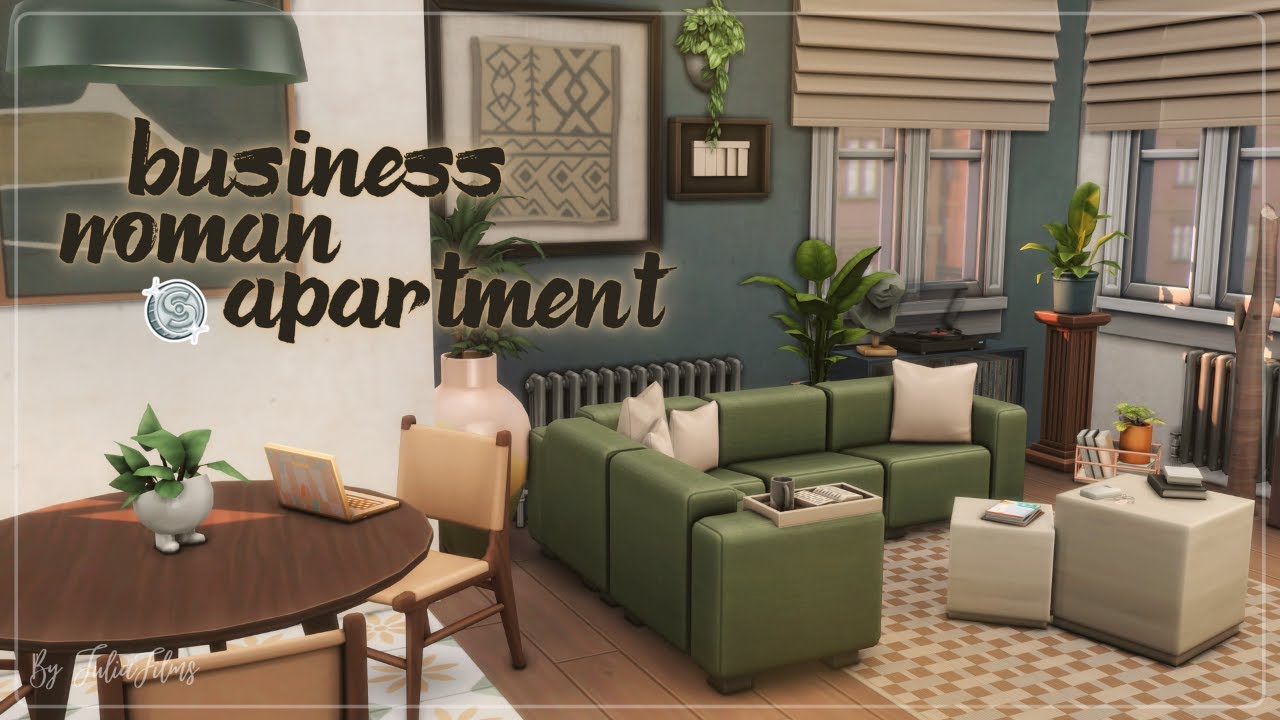 Квартира Бизнес Вумен💰│Строительство│Business Woman Apartment│SpeedBuild│NO CC [The Sims 4]