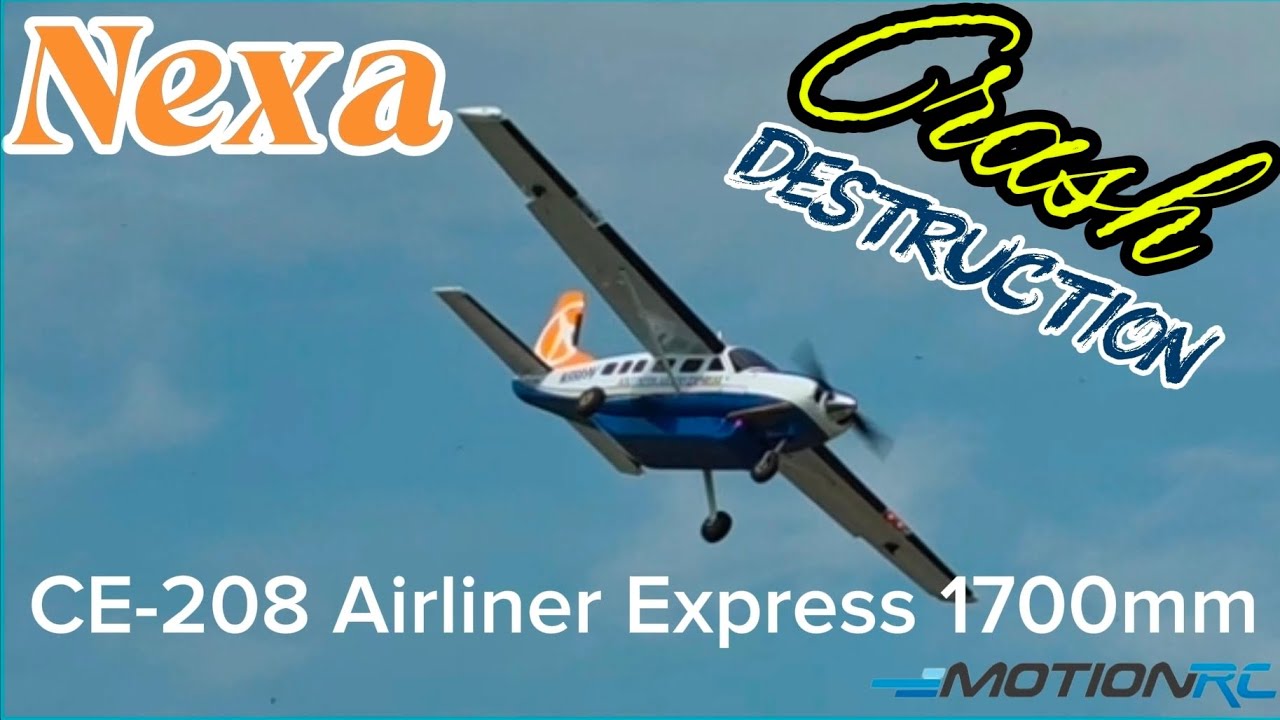 Nexa CE-208 Airliner Express Maiden Flight Ends in Devastating Stall Crash | Total Destruction!
