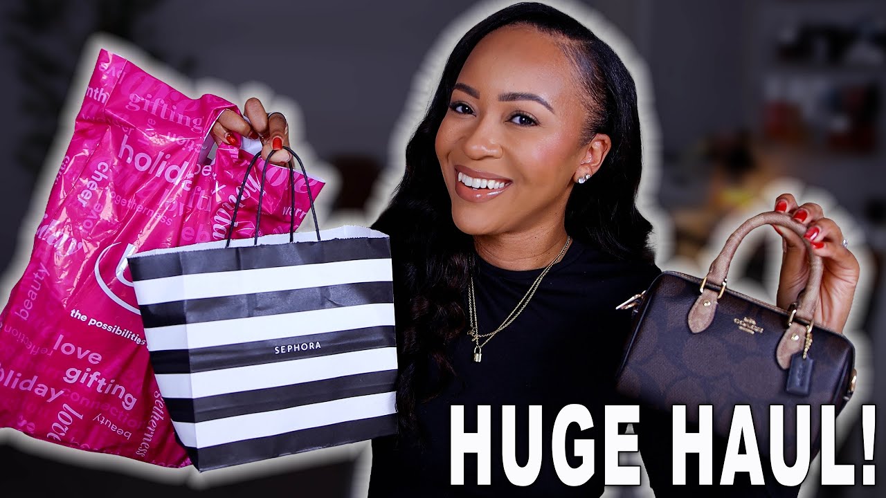 HUGE COLLECTIVE HAUL | ULTA, SEPHORA, COACH, CECRED, AMAZON + MORE! | Fayy Lenee