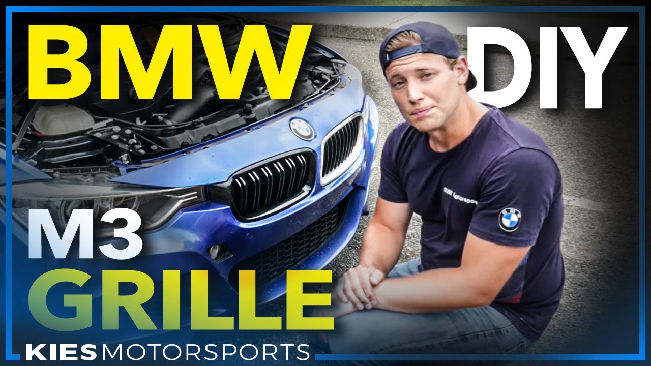 BMW M3 Style Grill / Grille Install! How to remove and install a Grille on: F30, F10, F15, F25, F80