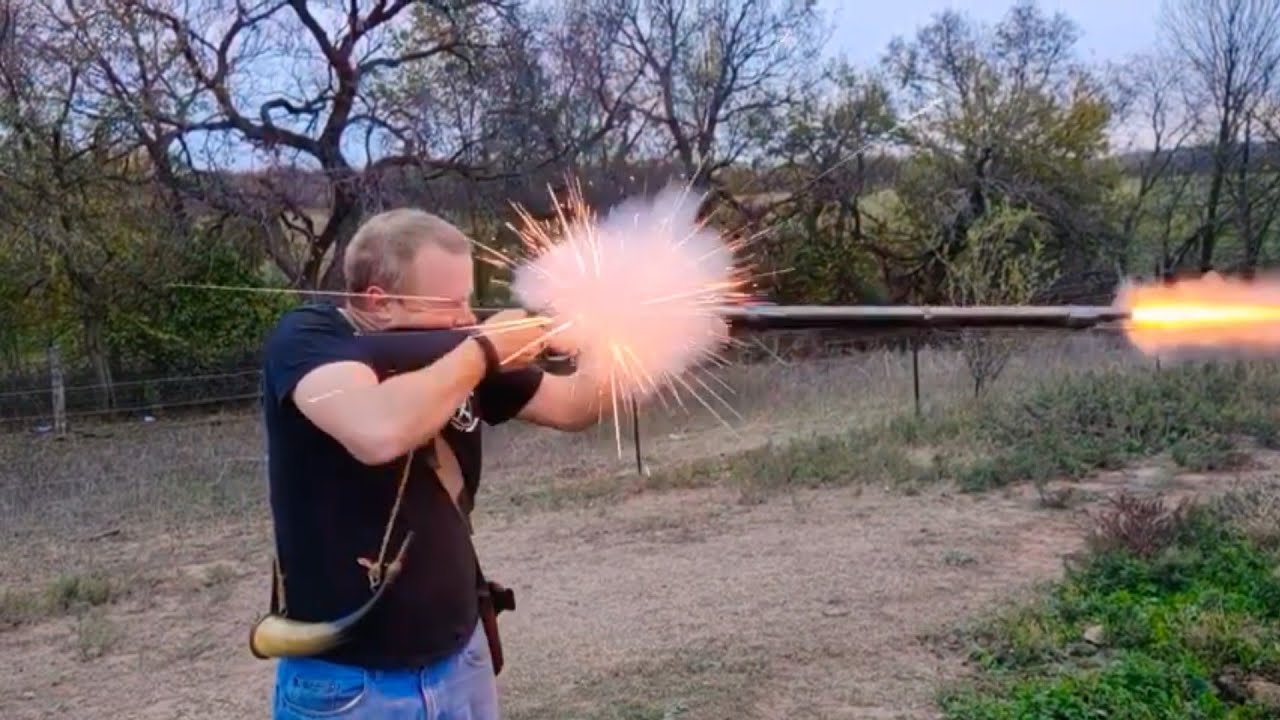 Shooting a 243 year old Revolutionary War musket!