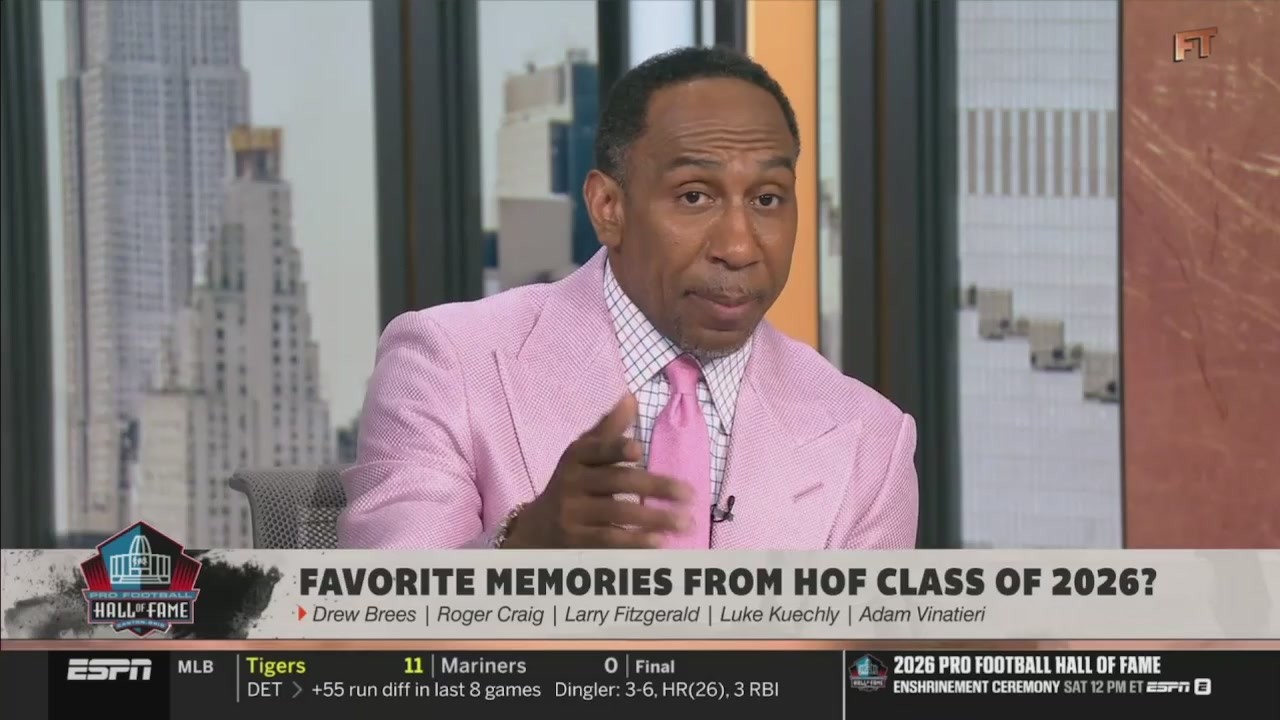 FIRST TAKE | Stephen A. reacts to Hall of Fame Class of 2026 Delivered Unforgettable NFL Memories