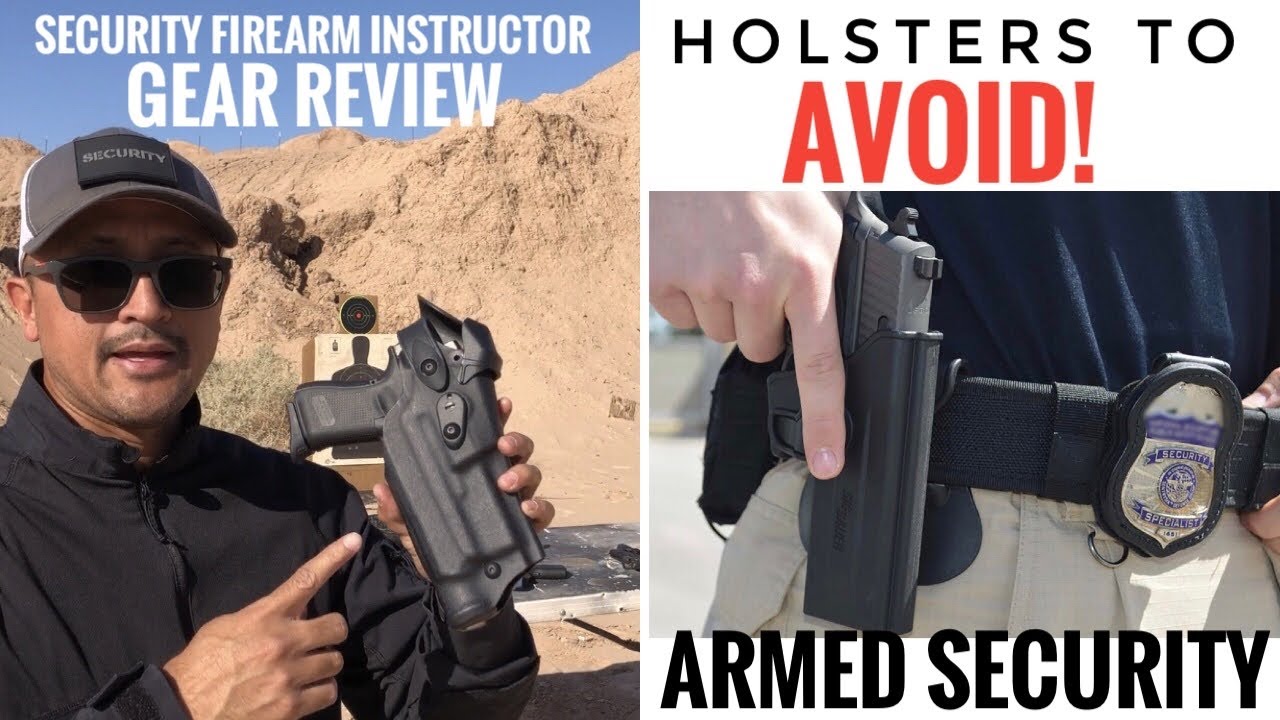 ✅ Security Firearm Instructor: How to Find a Good Duty Holster for Armed Security Guards 🔺