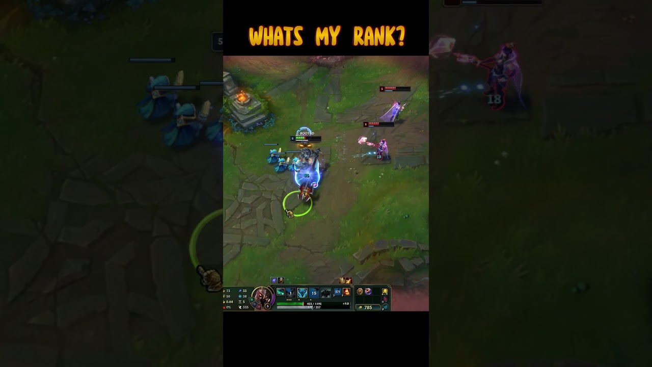 im between iron rank and challenger rank  #leagueoflegends